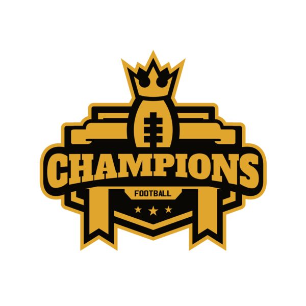 Champions Football Team logo template 02 Miniatura