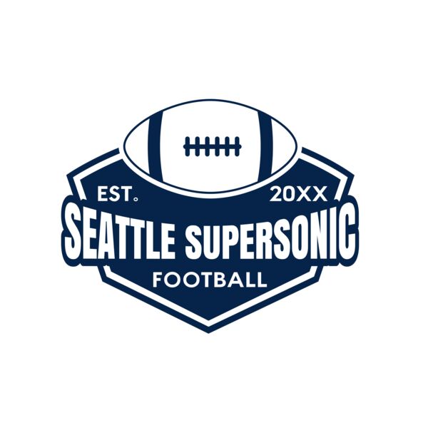 American Football logo 14 Miniatura