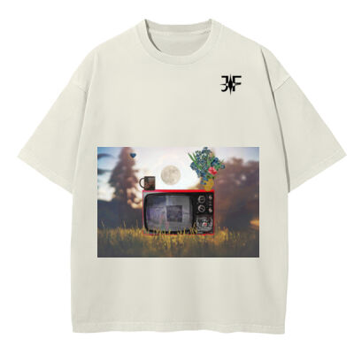 Playera Oversized Peso Completo 220 grs  ✧JF Miniatura