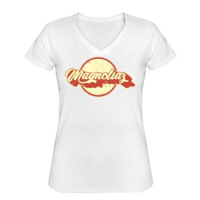 Playera Dama Cuello V Magnoliaz Miniatura