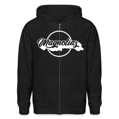 Sudadera Unisex Cierre y Capucha Magnoliaz (Versión Blanco) Miniatura